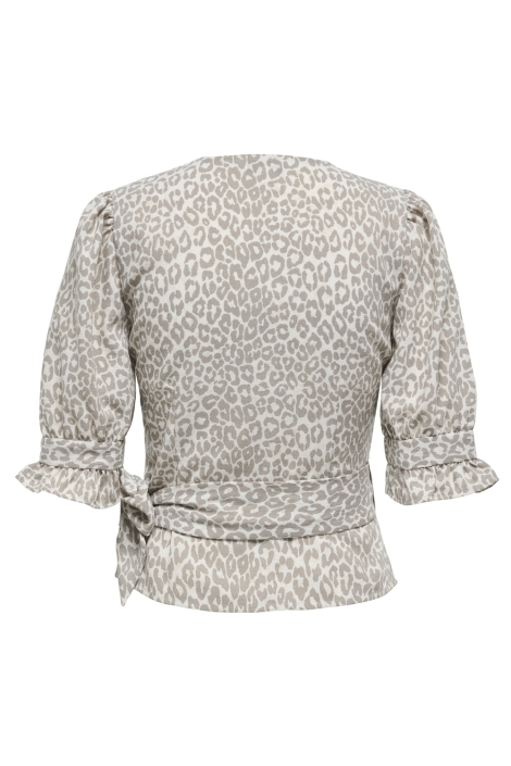 Only onlemmia life 2/4 tie wrap top pnt